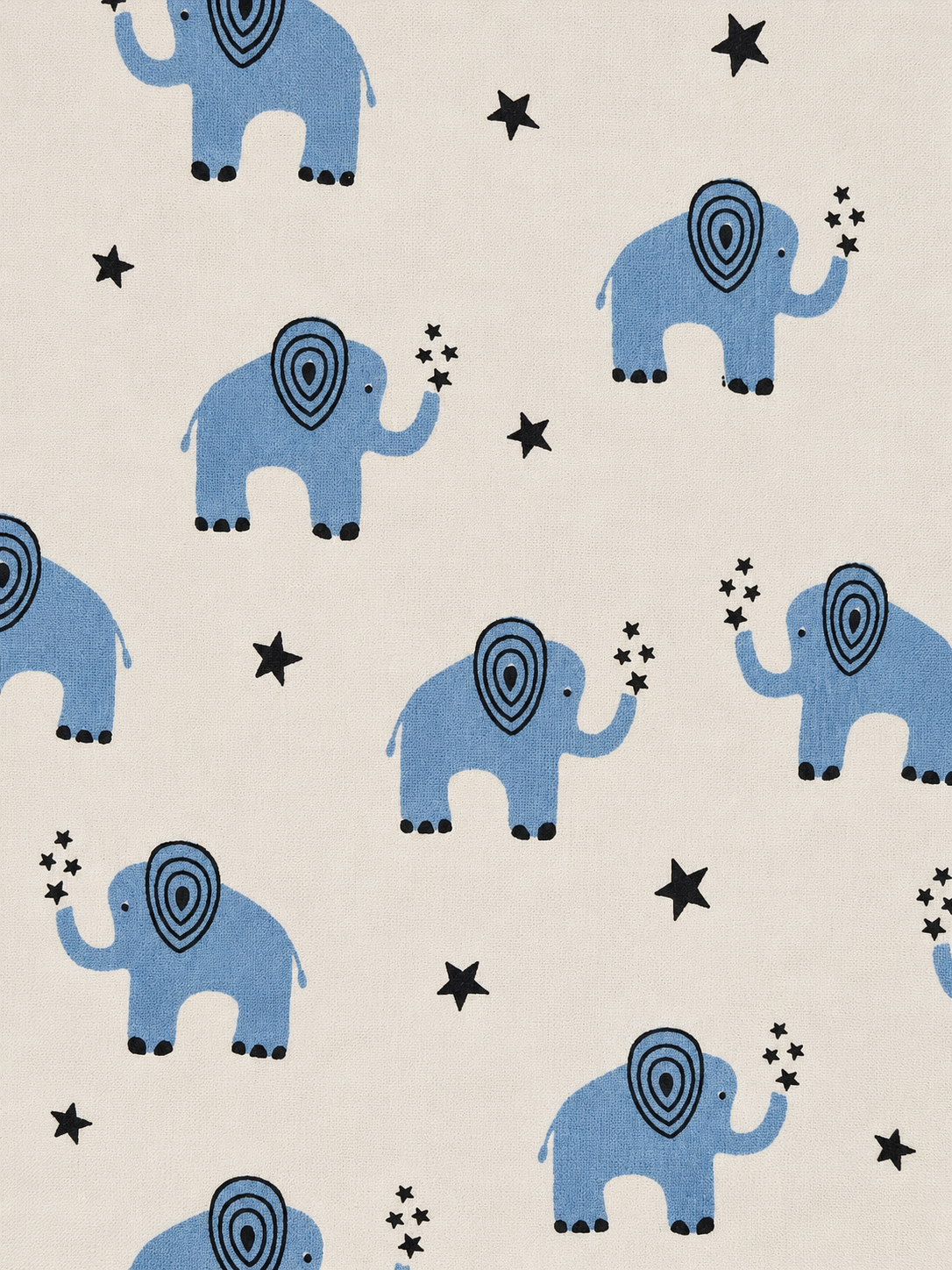 Blue Elephant Cotton Shirt