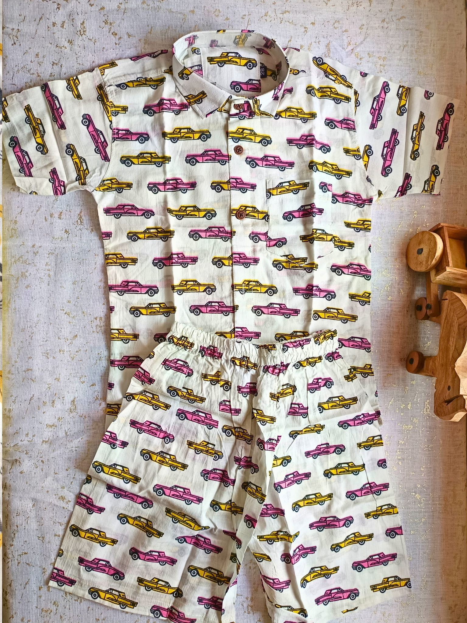 Car Maniac Cotton Co-ord Set