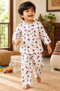 Doodly Dinosaurs Cotton Night Suit