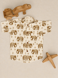 Earthy Elephant Cotton Shirt