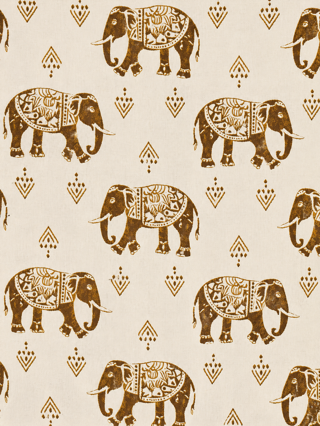 Earthy Elephant Cotton Shirt