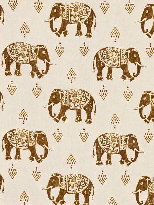 Earthy Elephant Cotton Shirt