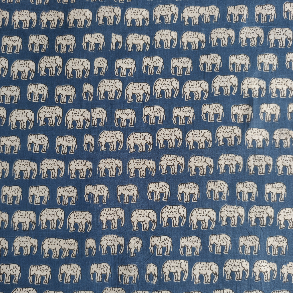Elegant Elephants Cotton Co-ord Set