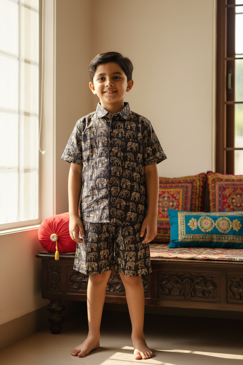 Elephant Parade Cotton Co-ord Set