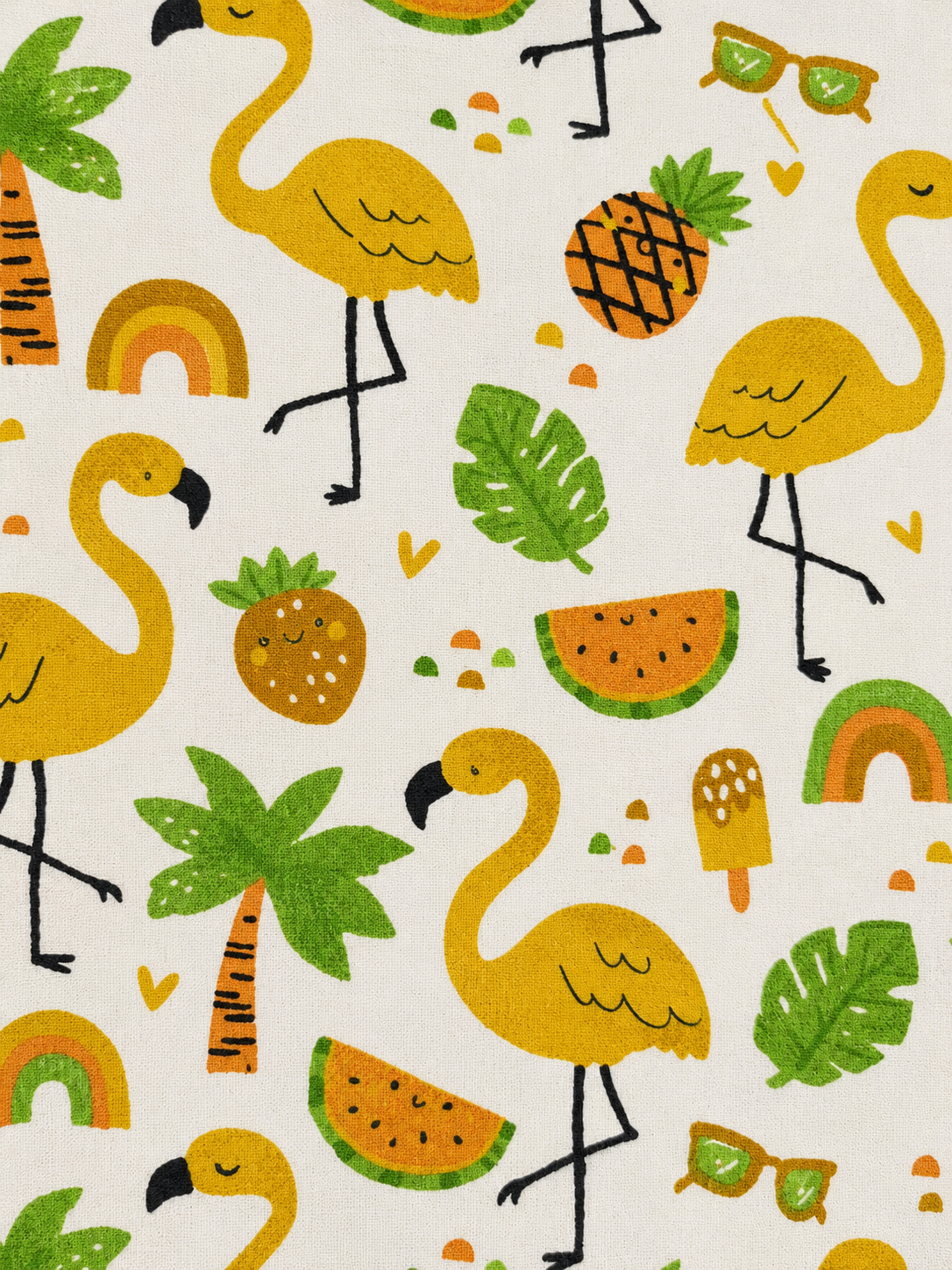 Flamingo Fiesta Cotton Shirt