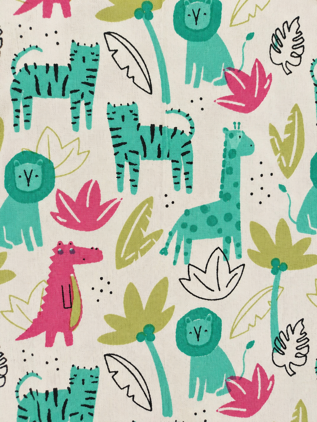 Colourful Jungle Tales Cotton Shirt