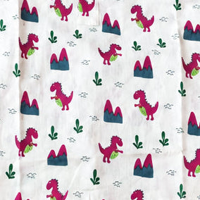 Doodly Dinosaurs Cotton Night Suit