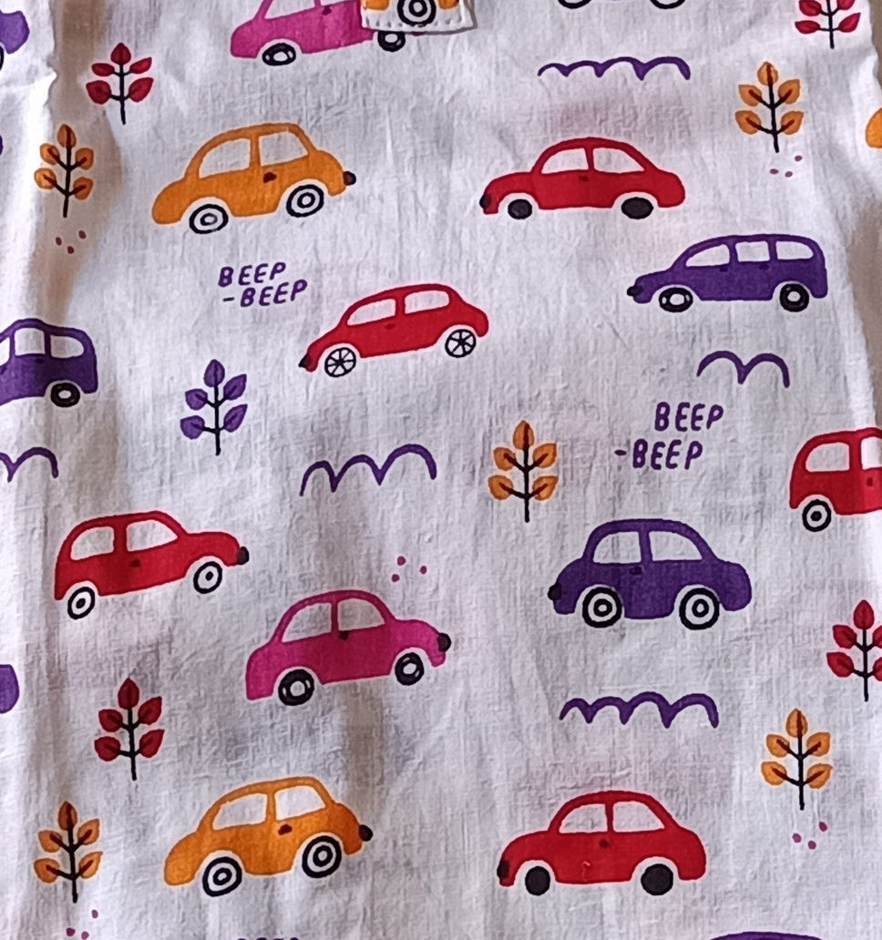 Dream Car Cotton Night Suit
