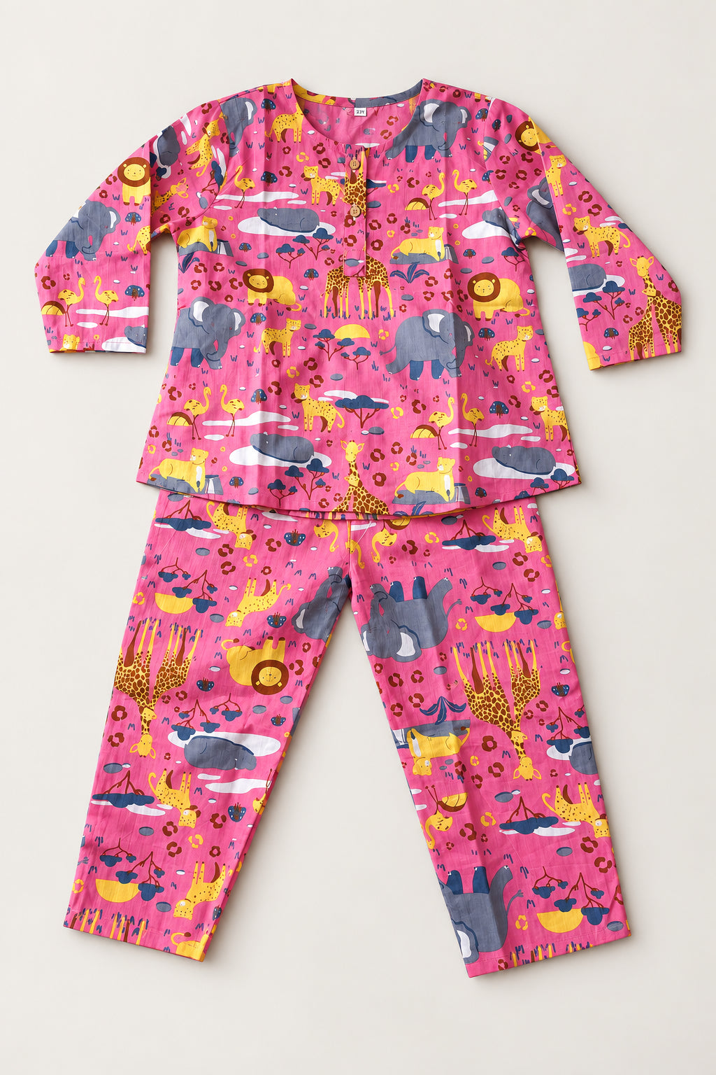 Jungle Days Cotton Night Suit