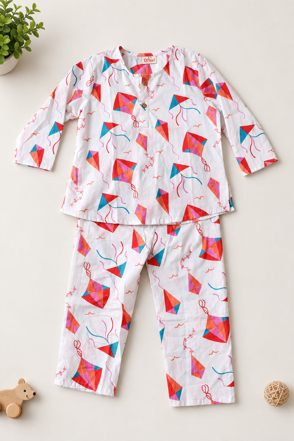 Kites Cotton Night Suit