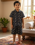 Mystic Giraffes Cotton Co-ord Set