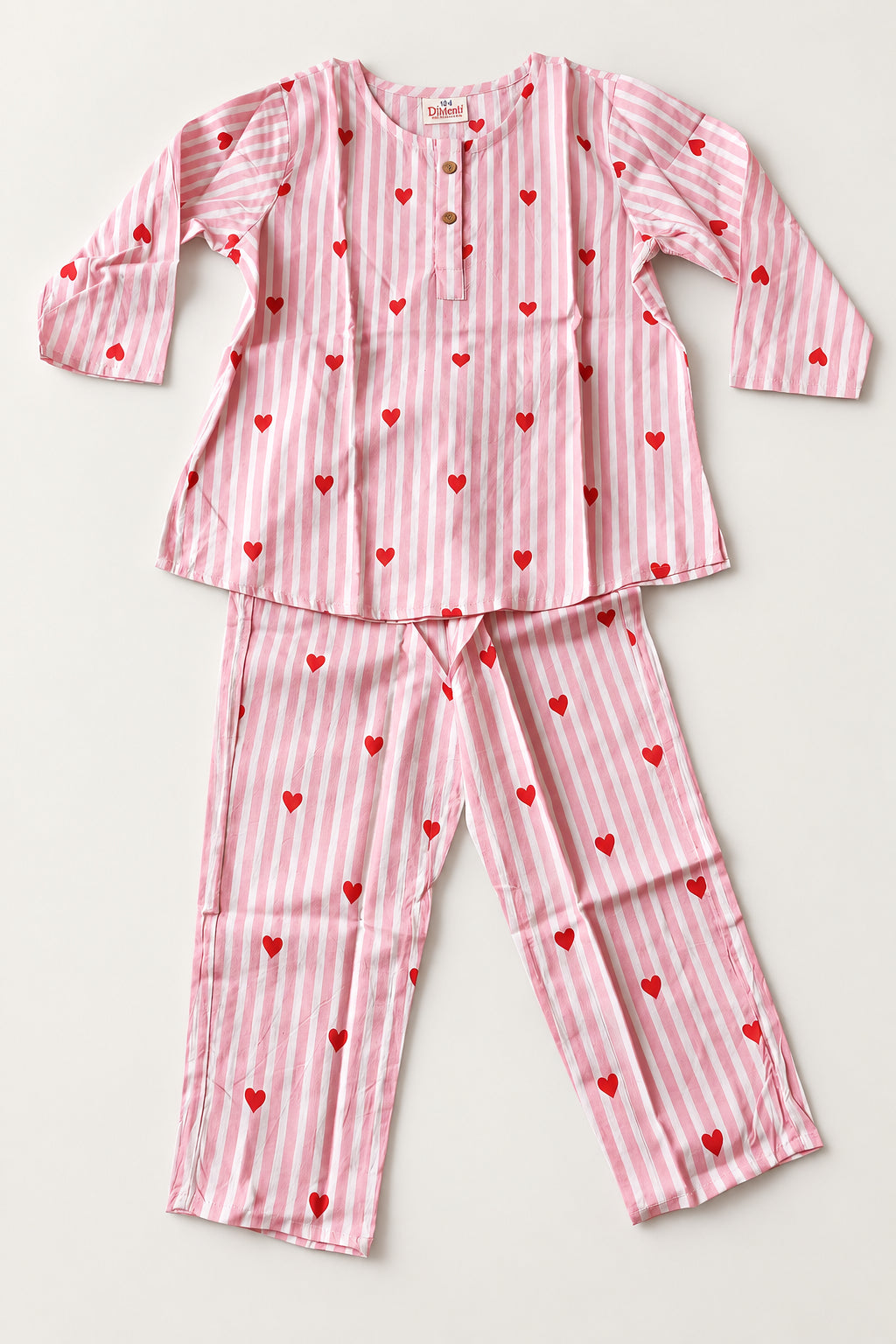 Pink Dreams Cotton Night Suit