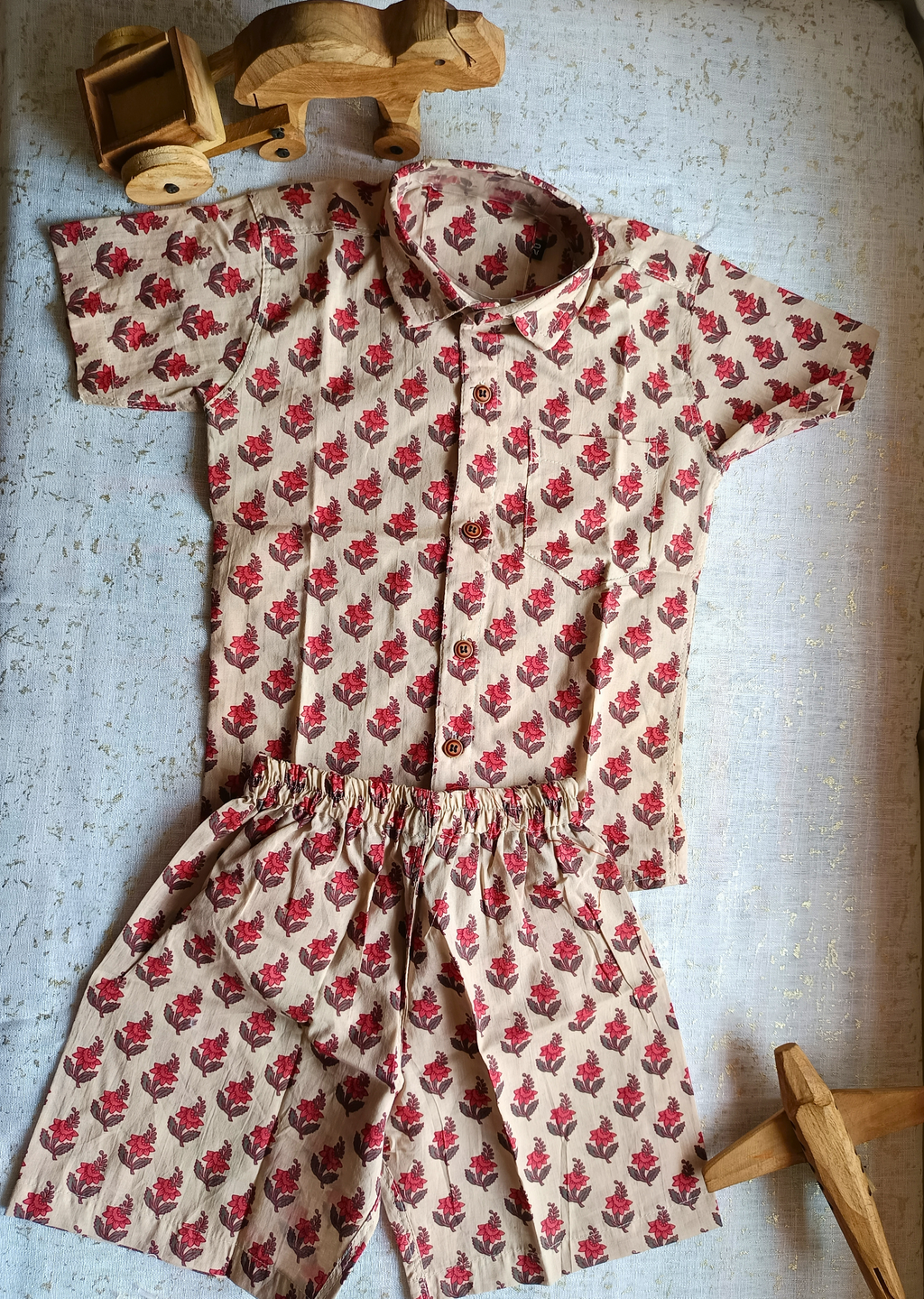 Rosy Garden Cotton Co-ord Set