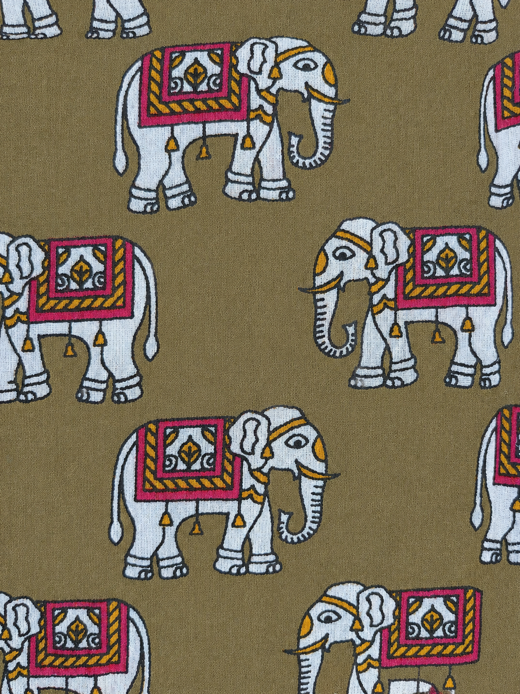 Royal Elephants Cotton Shirt