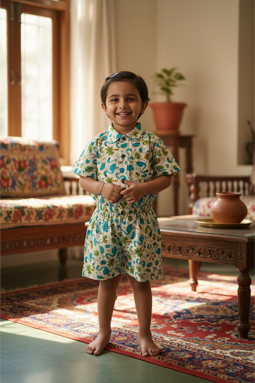 Sunny Flamingo Days Co-ord Set