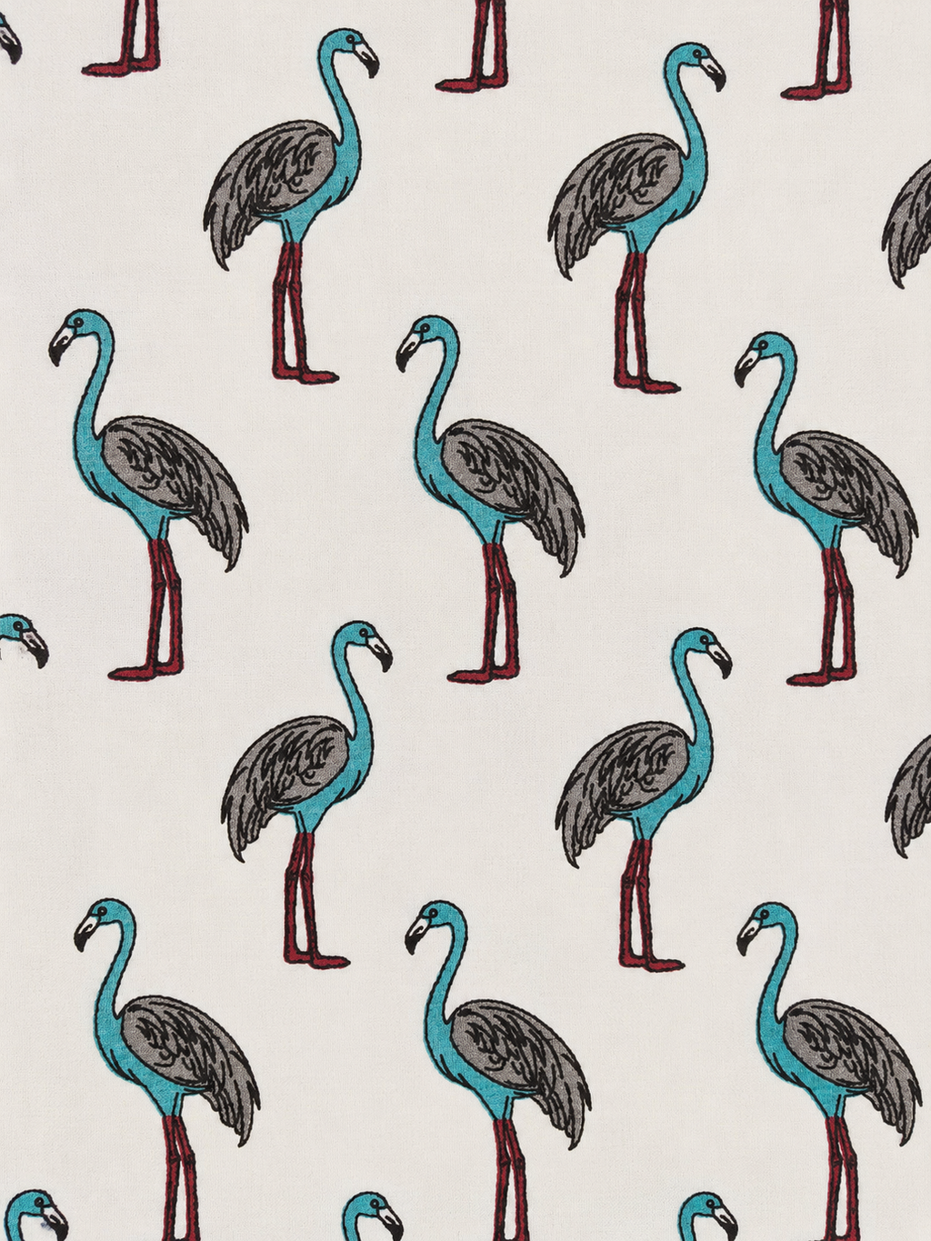 Flamingo Breeze Cotton Shirt