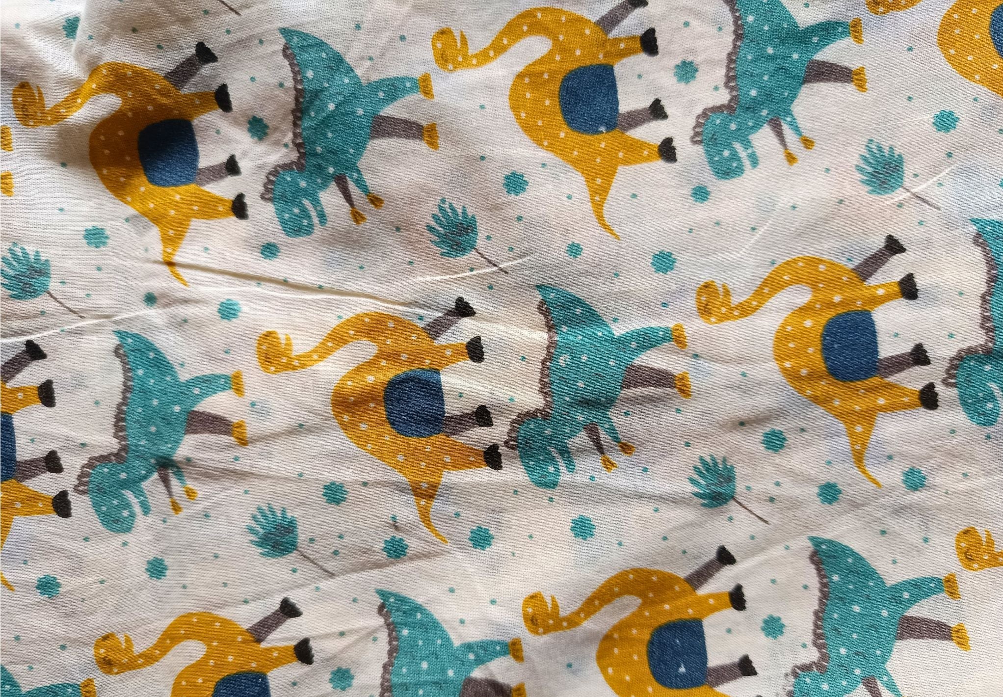 Dilkari Tiny Dino Trails Cotton Co-ord Set