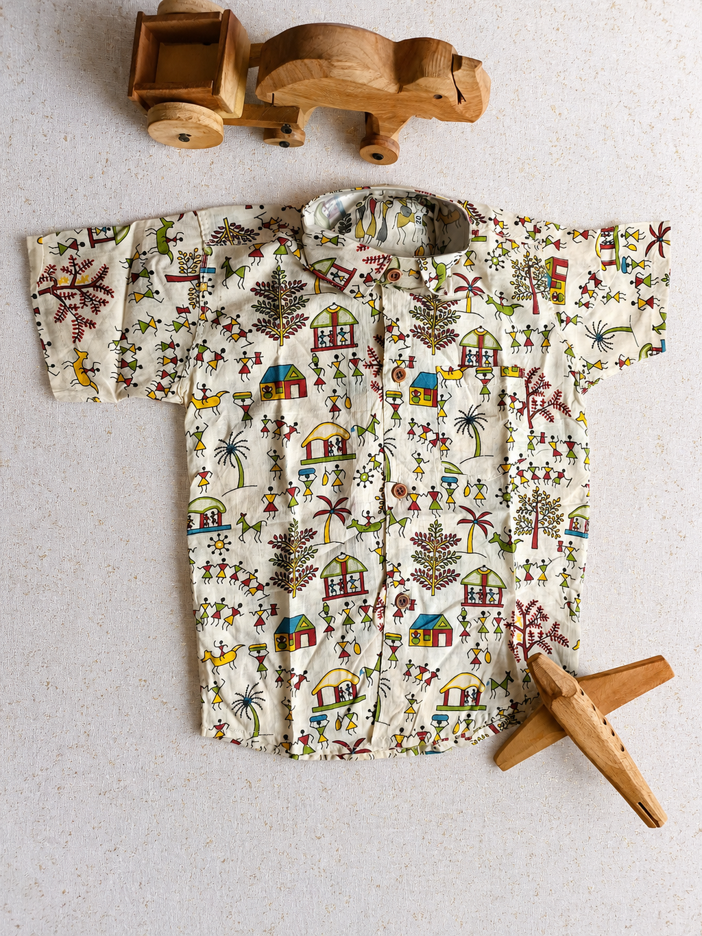 Tribal Village Cotton Shirt