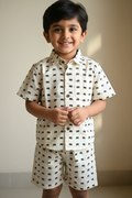 Classic Elephant Safari Cotton Co-ord Set