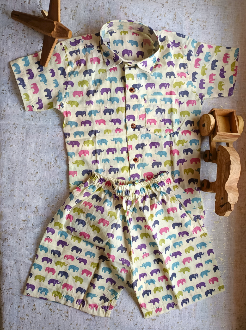 Tiny Trunks Cotton Co-ord Set