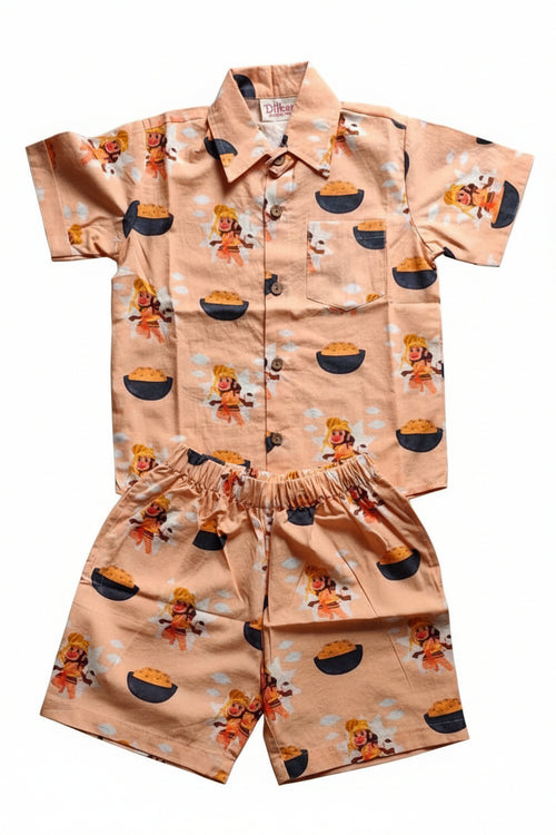 Bal Hanuman's Laddoos Co-ord Set