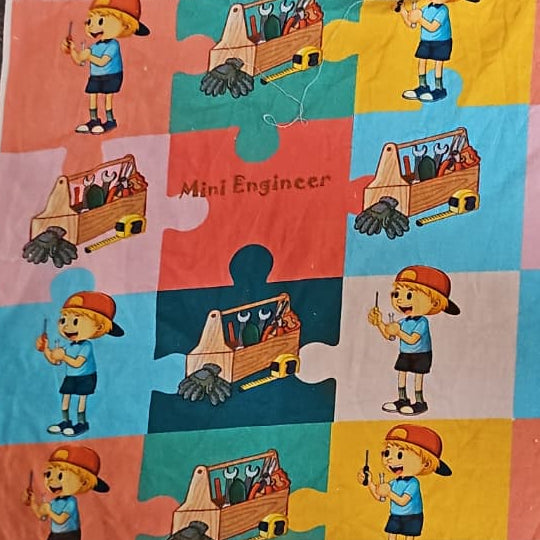 Mini Engineer Cotton Co-ord Set