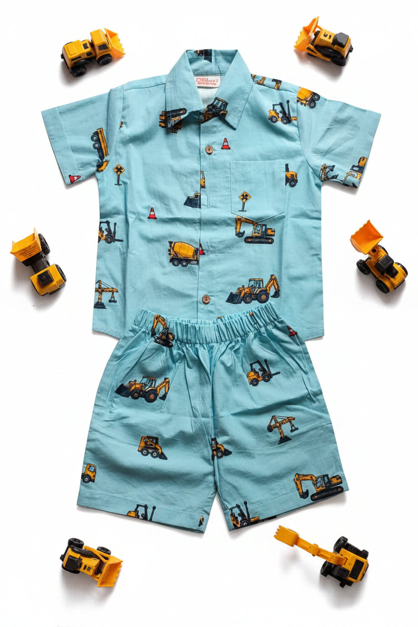 Little Builder Cotton Co-ord Set