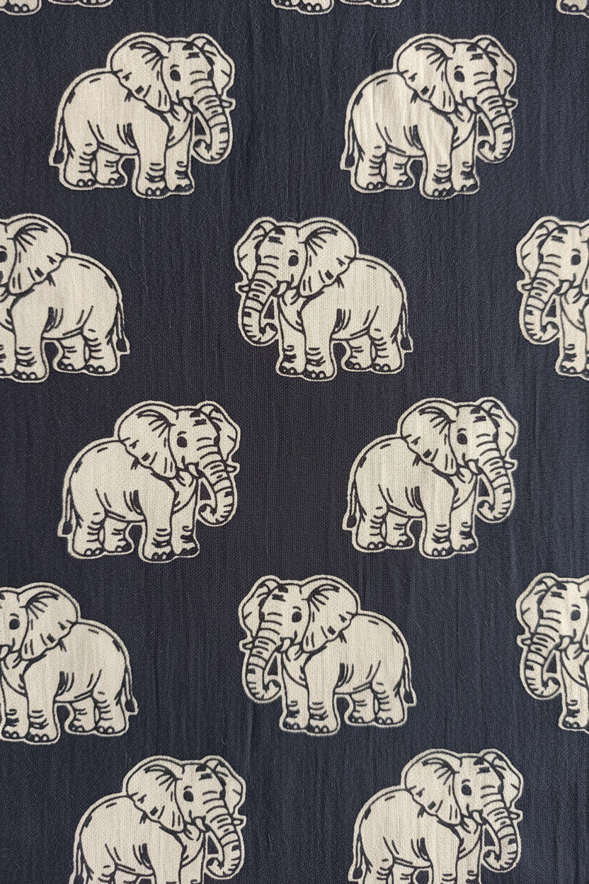 Kalamkari Hathi Cotton Shirt