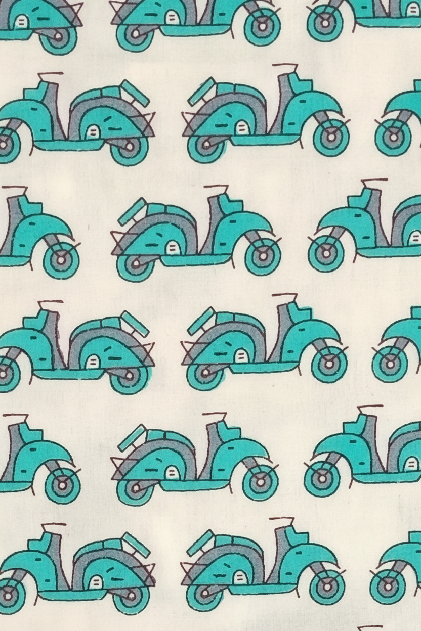 Scooter Ride Cotton Co-ord Set