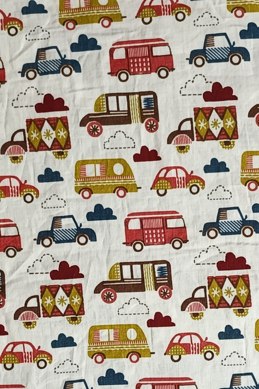 Tiny Traffic Tales Cotton Co-ord Set